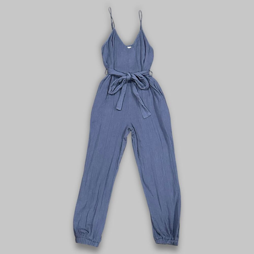 Urban Outfitters Blue Cotton Jumpsuit - Women’s XS